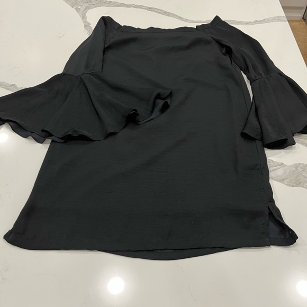 Philosophy, from Neiman Marcus women’s extra small black satin dress - Picture 2 of 8